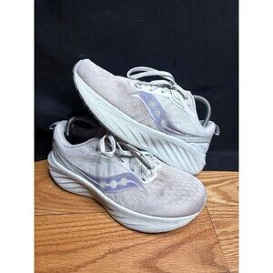 Saucony Triumph 22 Womens Size 9.5 White Purple Athletic Running Shoes Sneakers